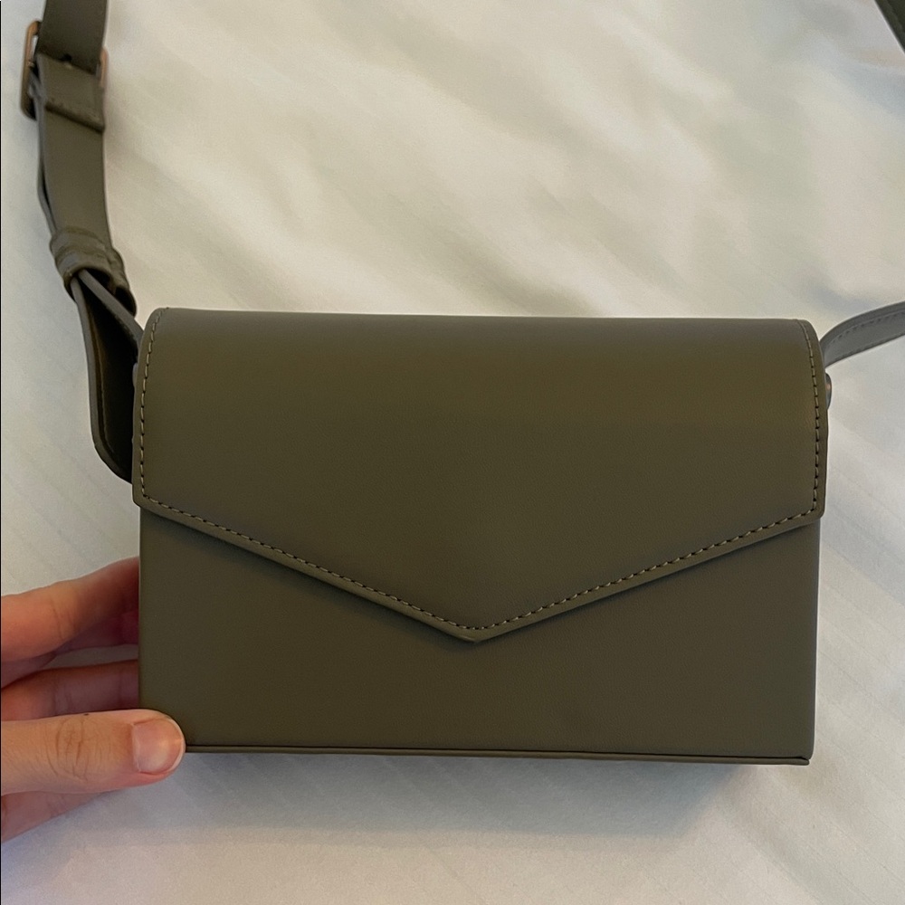 Zara Olive Crossbody Bag